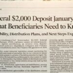 Federal $2000 Deposit January